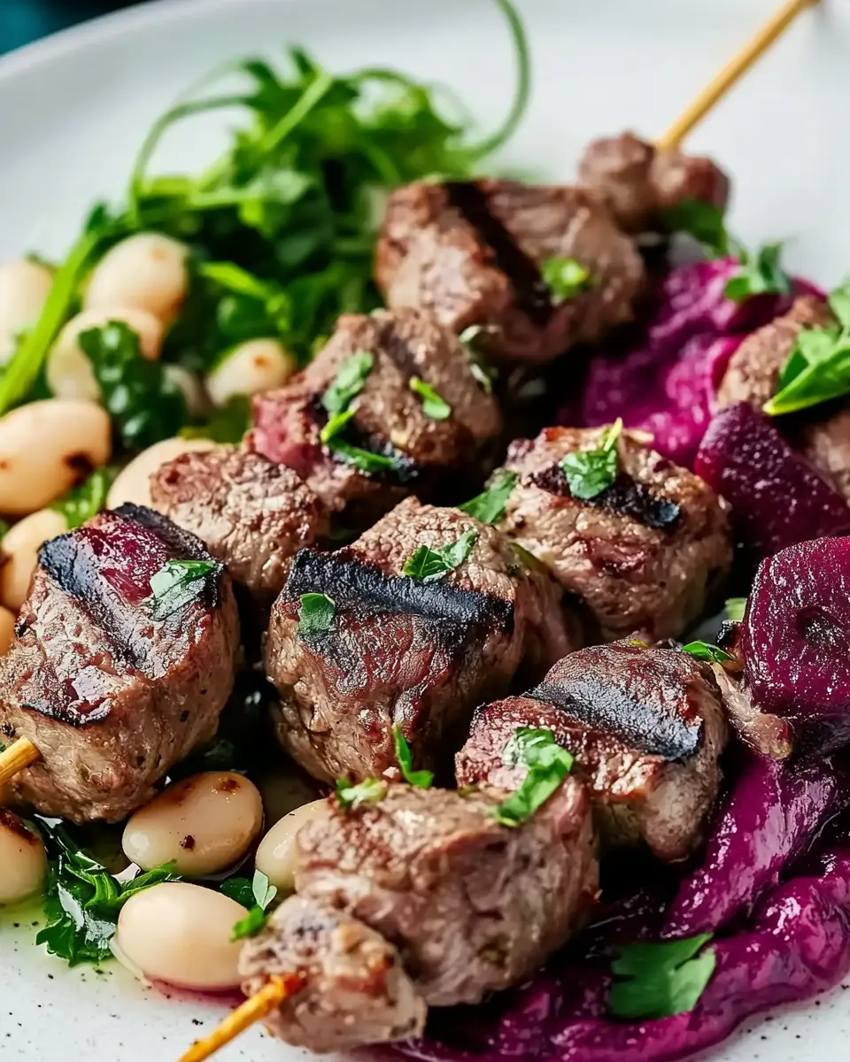Lammspieße mit weißen Bohnen: Einfach & Gesund für Genussliebhaber