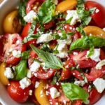 Frischer Tomatensalat mit Feta – Schnell und lecker für den Sommer First Image First Image