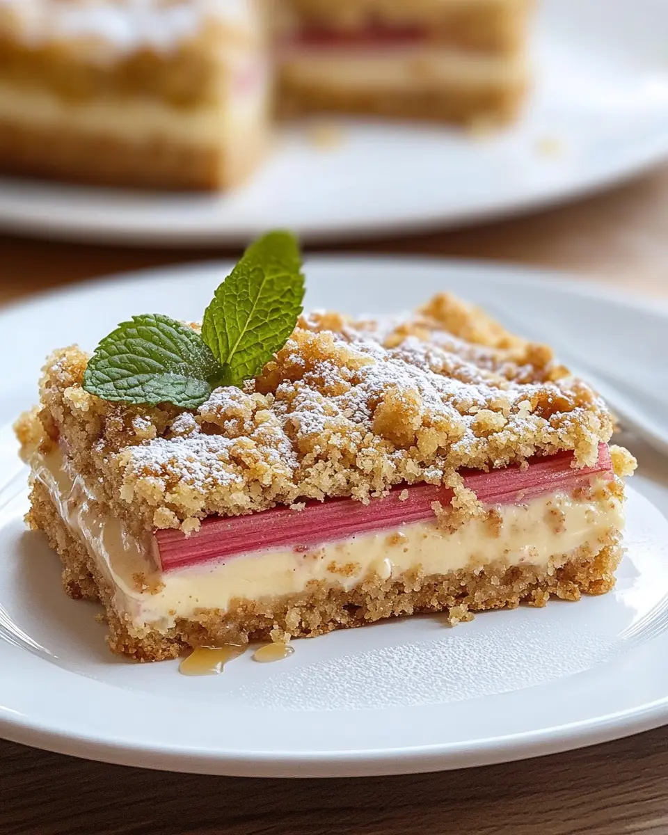 Rhabarberstreuselkuchen mit Puddingcreme: Irresistibly Creamy Delight 5 qewz3yfyp25ztzfkk0ro