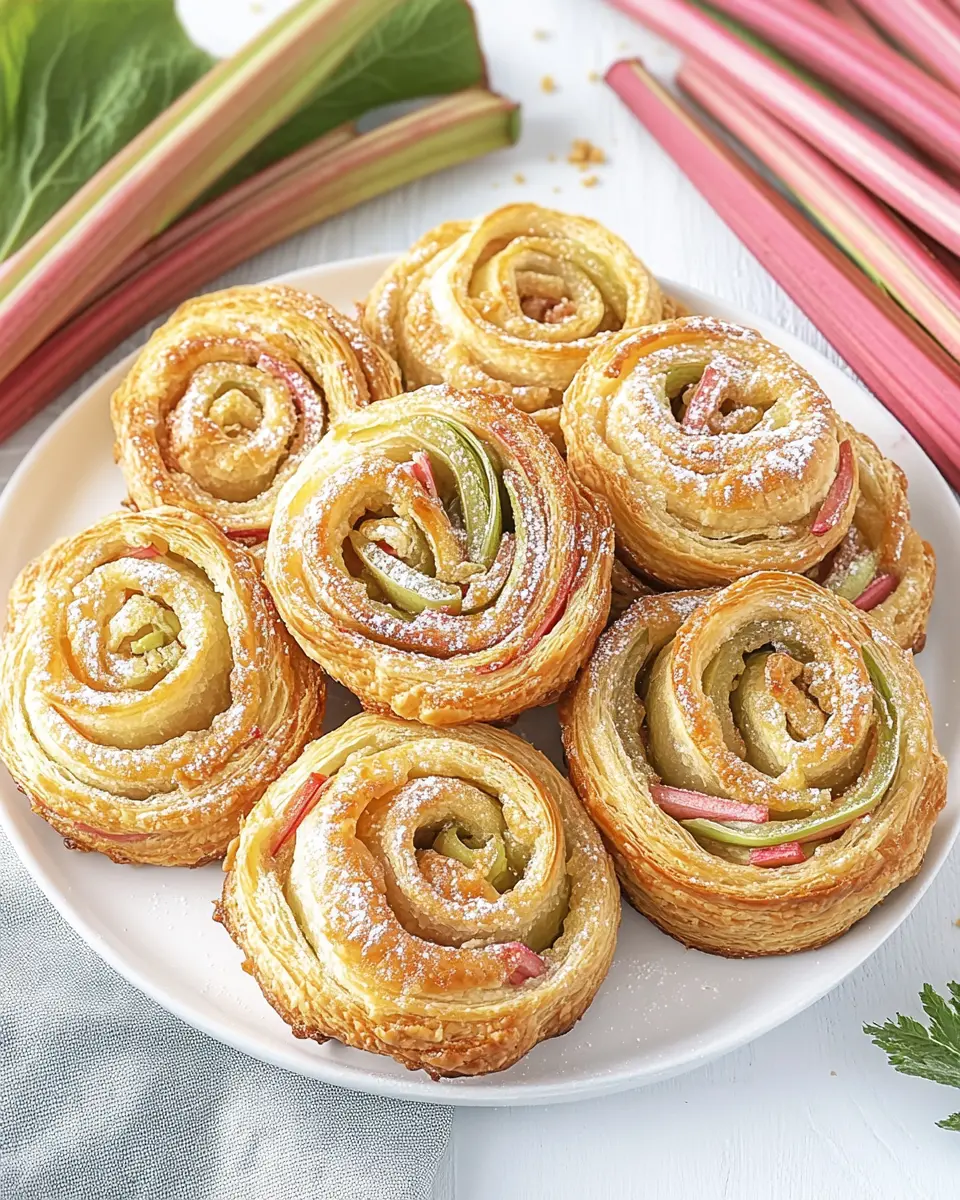 Rhabarber-Schnecken mit Marzipan: Irresistibly Sweet Delight 5