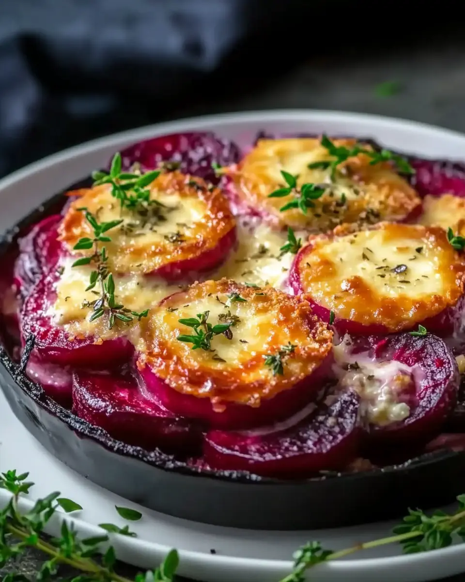 Rote Bete Gratin mit Ziegenkäse: Einfach, Gesund und Lecker!