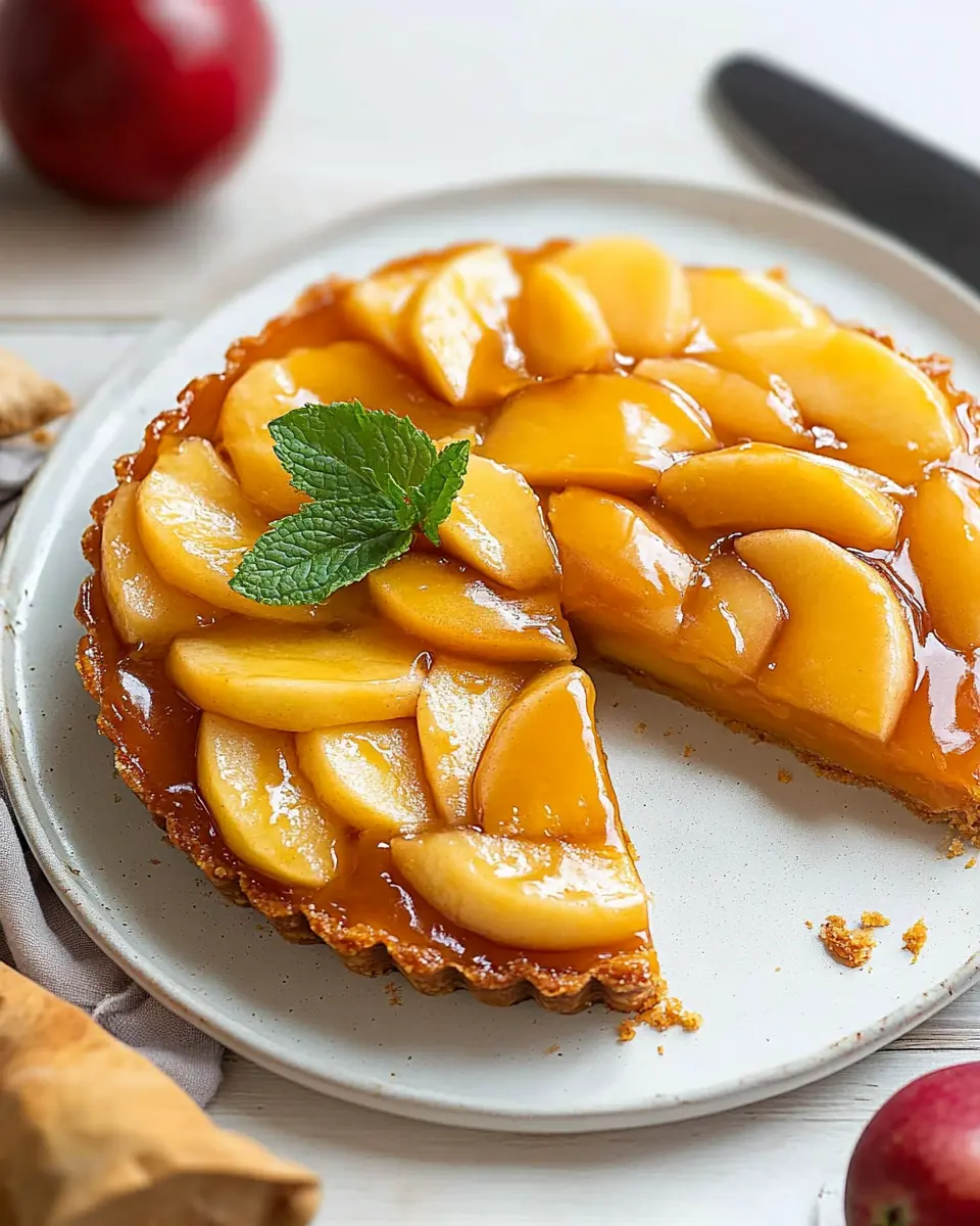 Tarte Tatin mit Apfel und Blätterteig First Image First Image