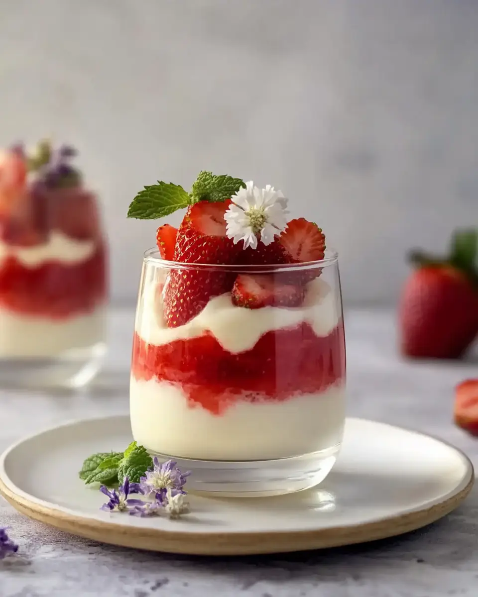 Traumhaftes Erdbeer Dessert: Einfach Köstlich im Glas!