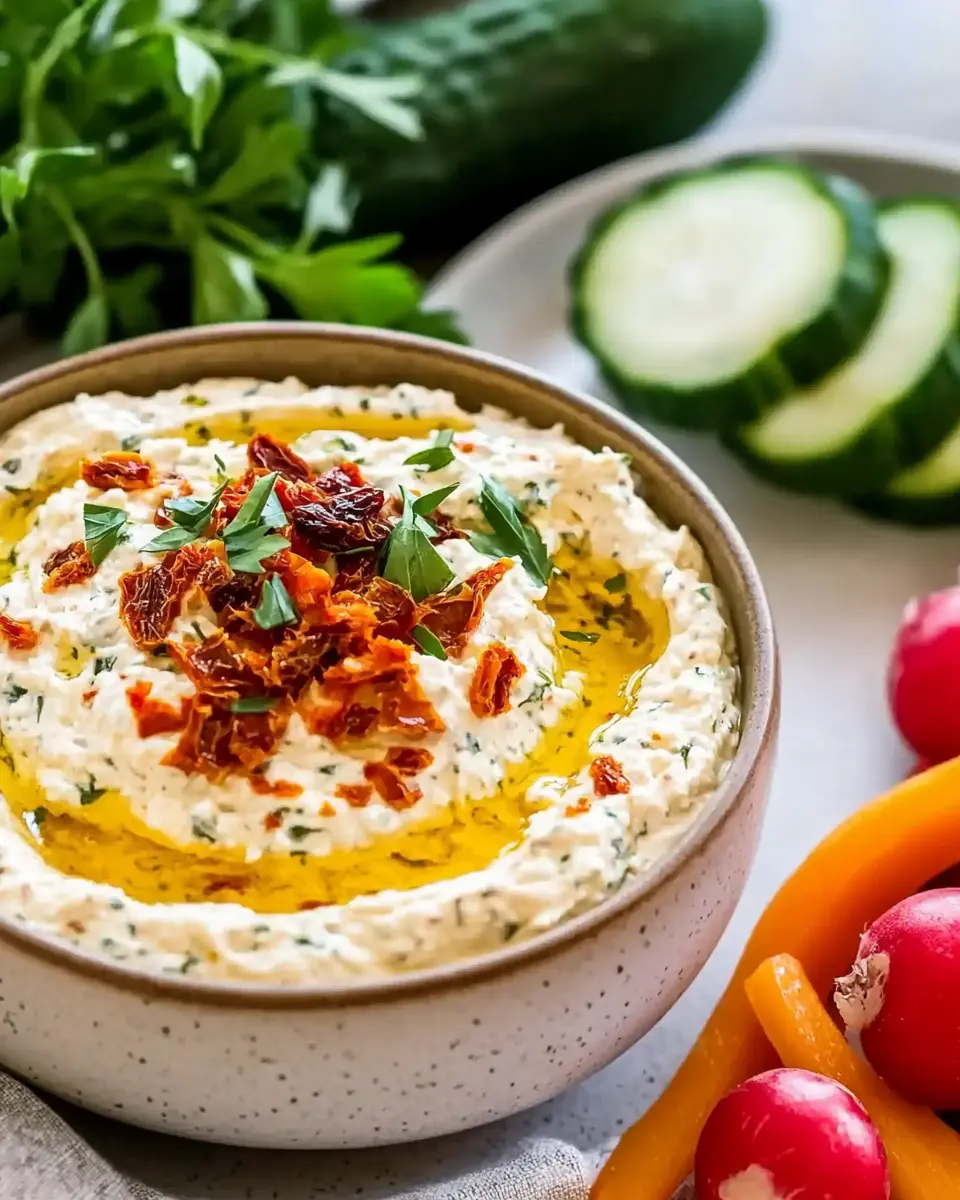 Feta Quark Dip: Easy & Delicious with Sun-Dried Tomatoes! 5 unyaqlkyomtmppodm1sw