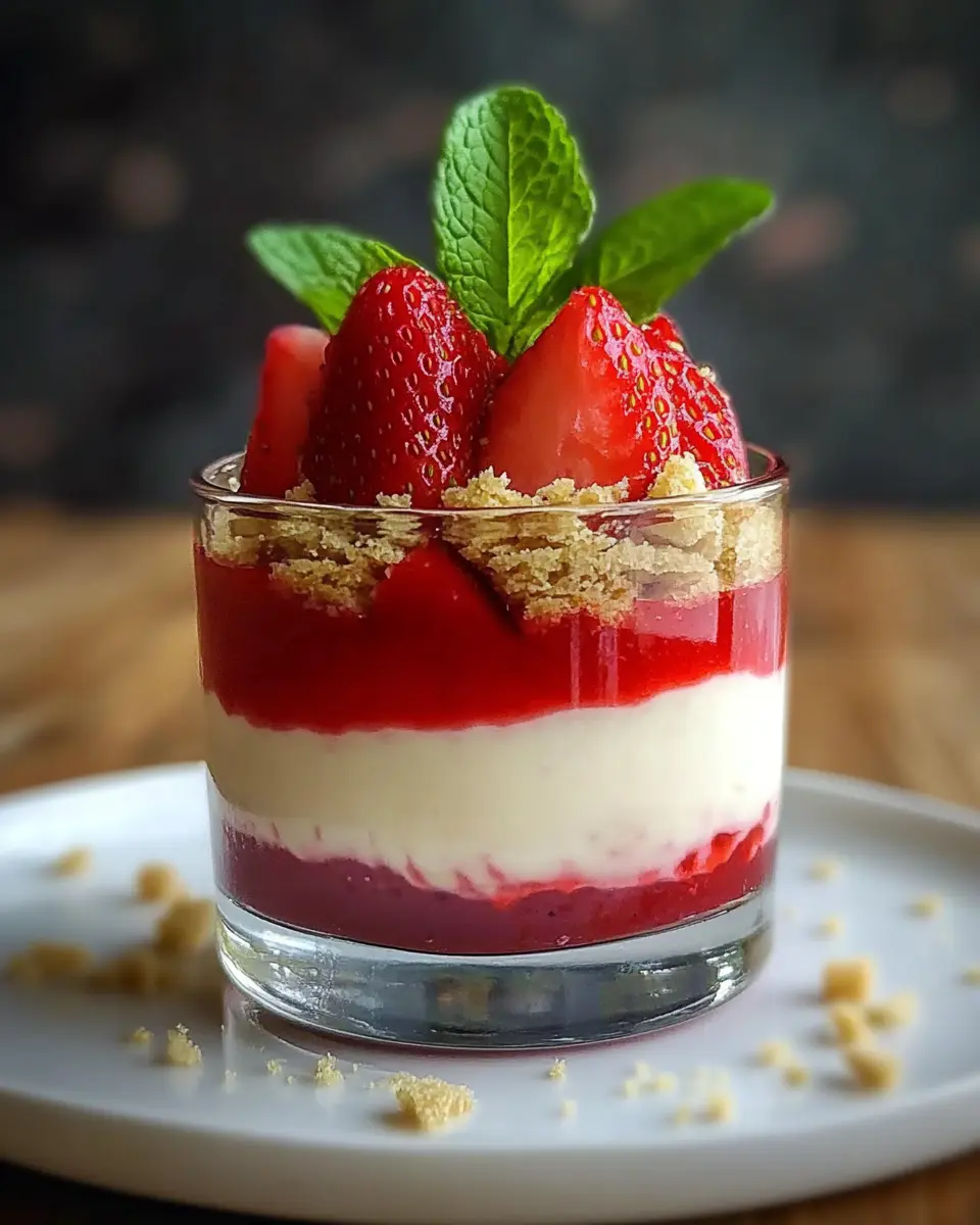 Erdbeer Dessert im Glas: Fruchtiger Genuss für heiße Tage 6