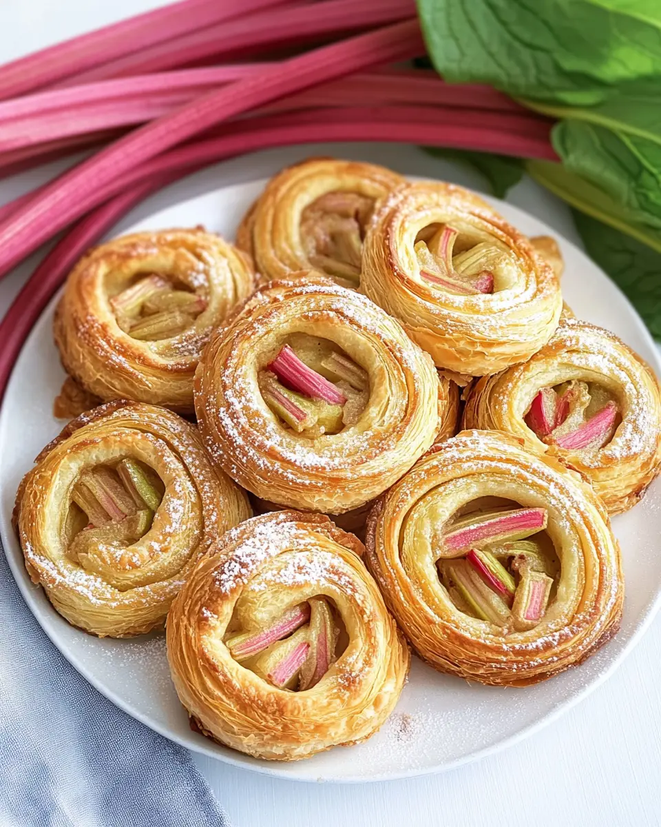 Rhabarber-Schnecken mit Marzipan: Irresistibly Sweet Delight 7