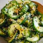 Asiatischer Gurkensalat mit Sesam – Leicht und aromatisch First Image First Image