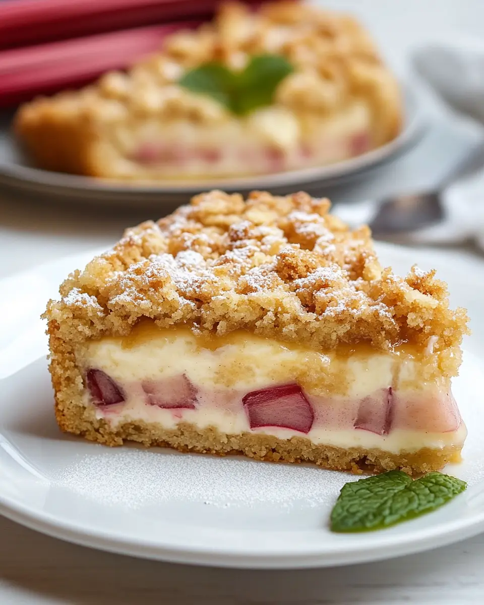 Rhabarberstreuselkuchen mit Puddingcreme: Irresistibly Creamy Delight 6 z5ddb521jnavnayney5m