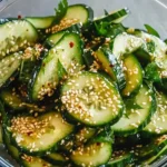 Asiatischer Gurkensalat mit Sesam – Leicht und aromatisch First Image First Image